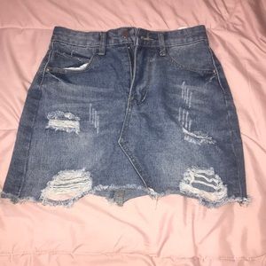 Blue Jean Skirt